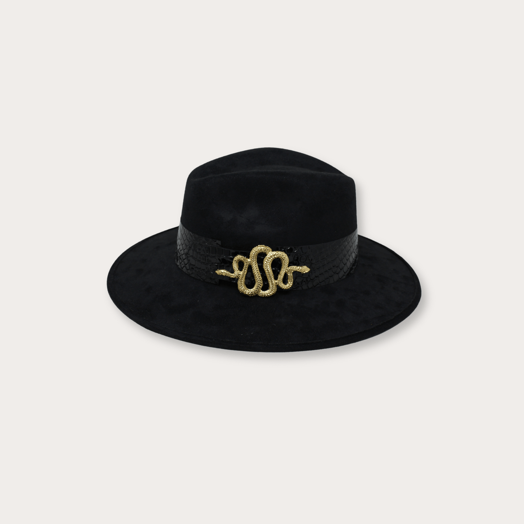 Suede Hat Vibora - LAURA CANTU JEWELRY