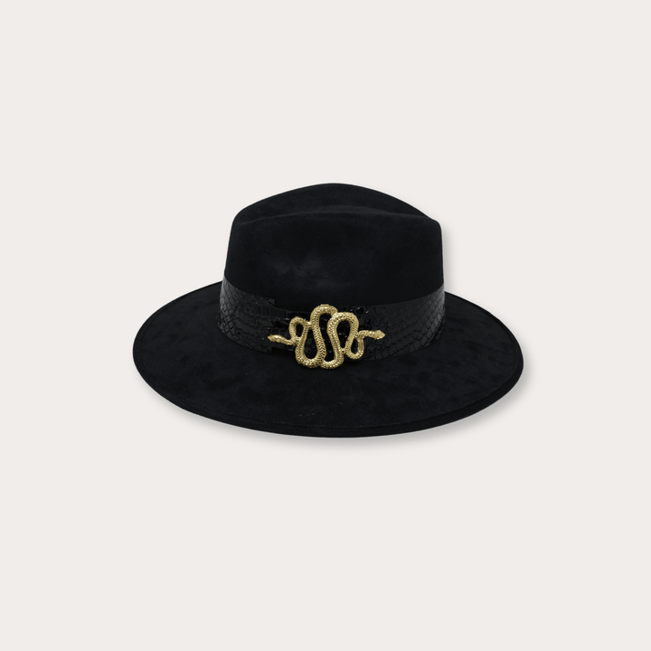 Suede Hat Vibora - LAURA CANTU JEWELRY