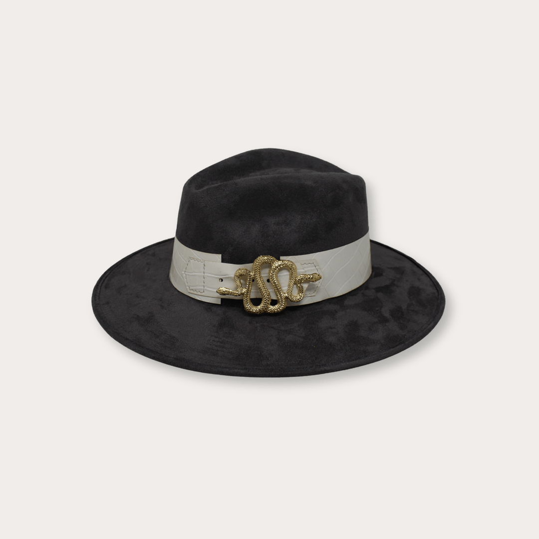 Suede Hat Vibora - LAURA CANTU JEWELRY