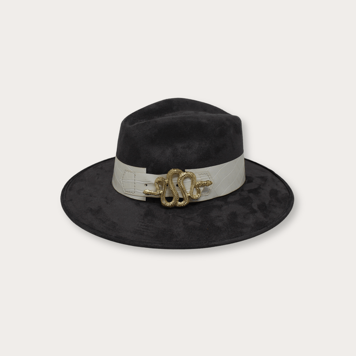 Suede Hat Vibora - LAURA CANTU JEWELRY