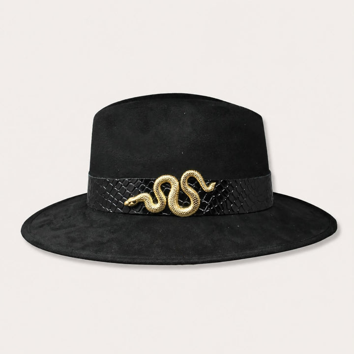 Suede Hat Vibora Dorada - LAURA CANTU JEWELRY