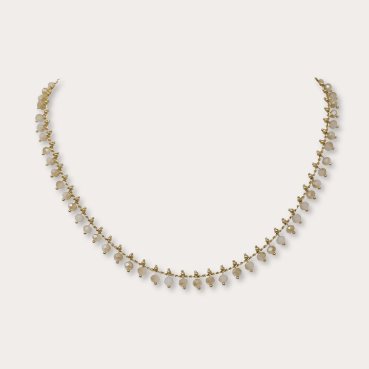 Sydney Cream Necklace - LAURA CANTU JEWELRY