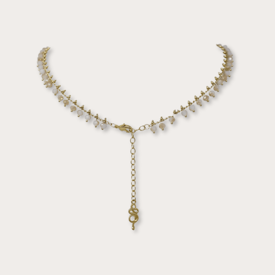 Sydney Cream Necklace - LAURA CANTU JEWELRY