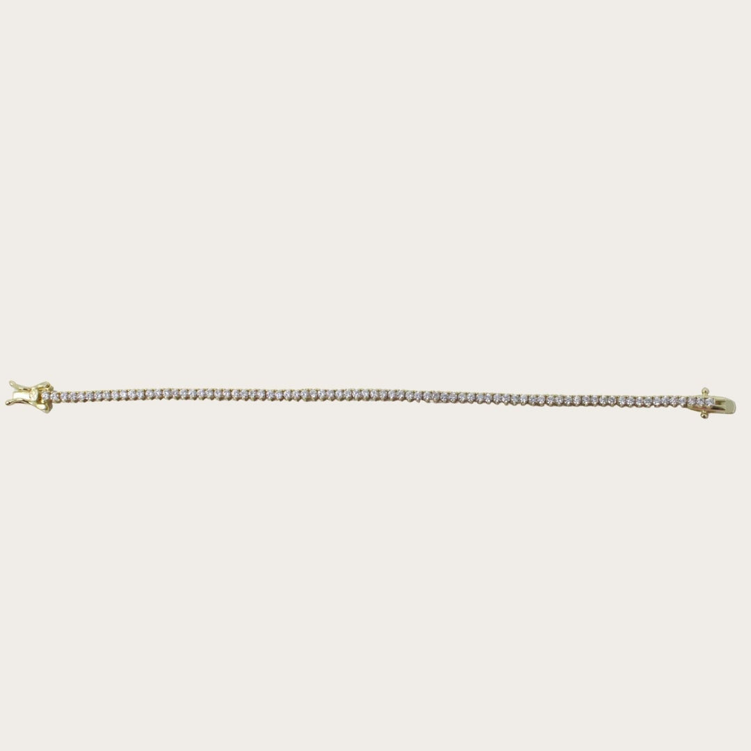 Tennis Bracelet 3 prong - LAURA CANTU JEWELRY