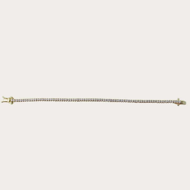 Tennis Bracelet 3 prong - LAURA CANTU JEWELRY