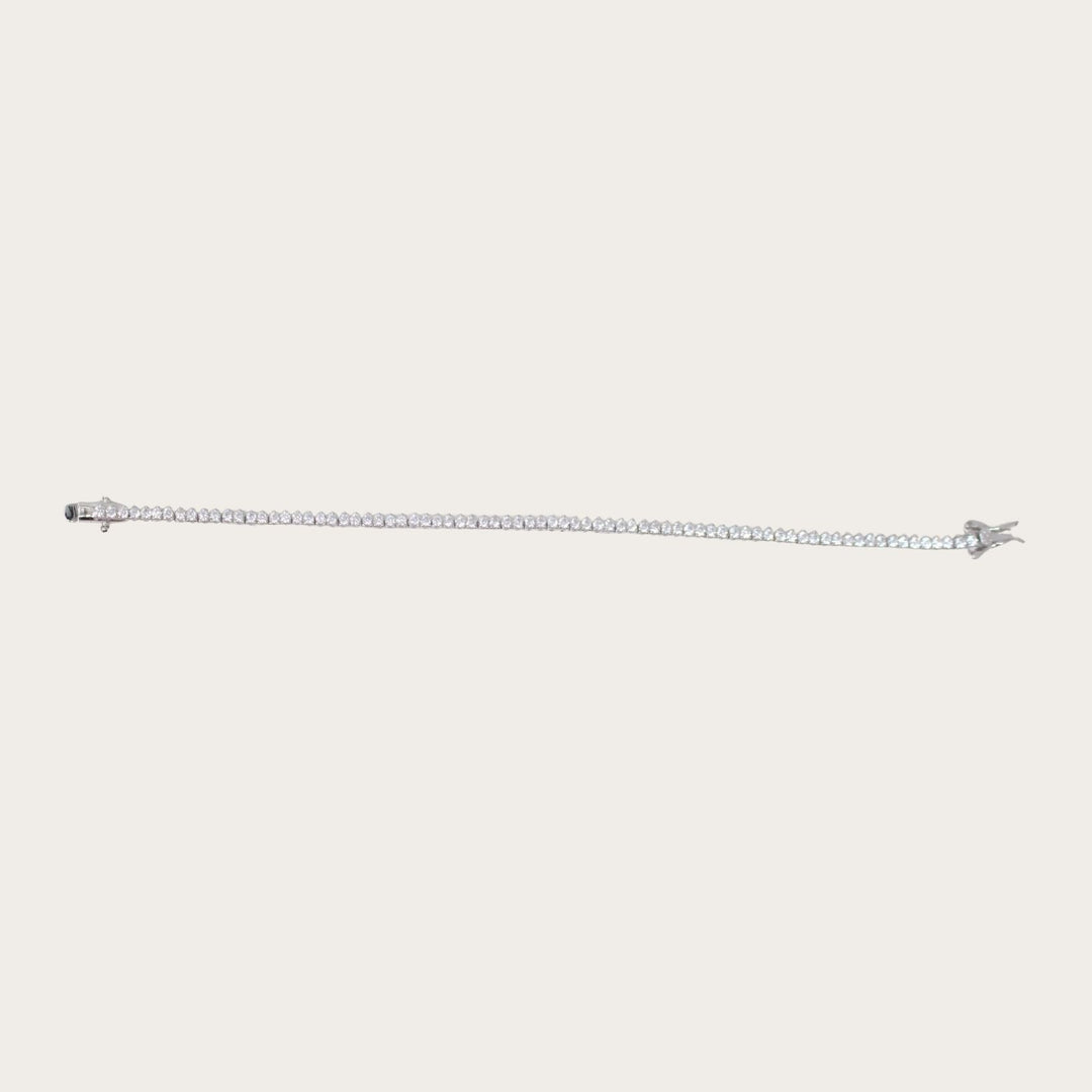 Tennis Bracelet 3 prong - LAURA CANTU JEWELRY