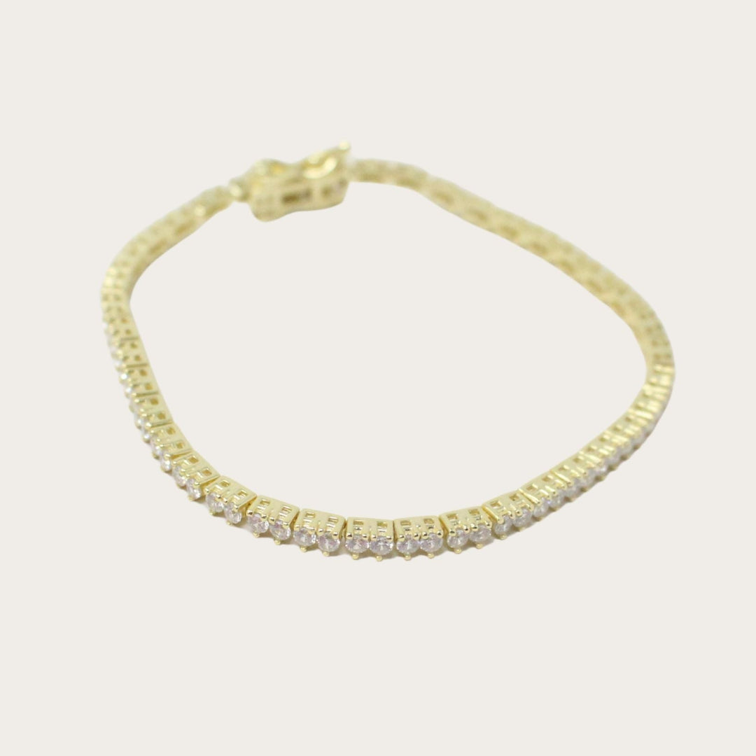 Tennis Bracelet 3 prong - LAURA CANTU JEWELRY