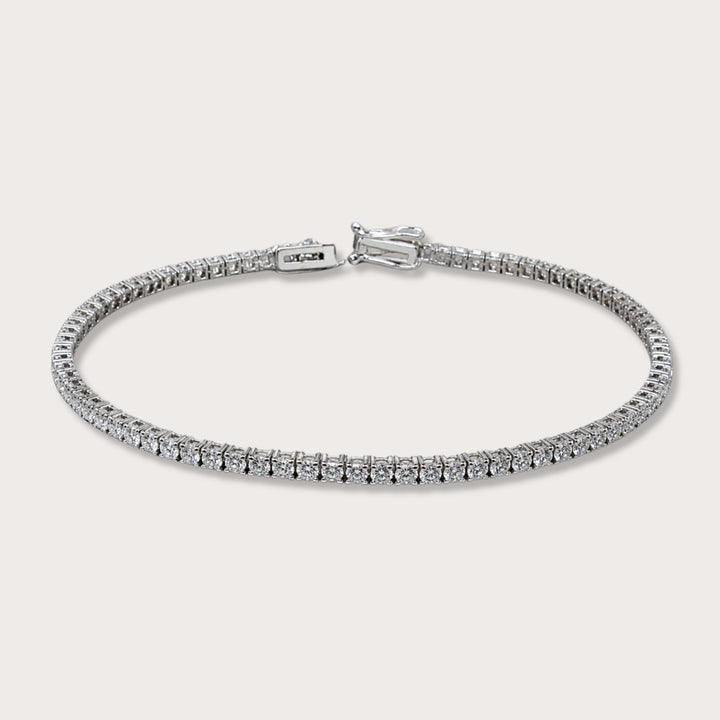 Tennis Bracelet Gold Lab Diamond 2.12ct - LAURA CANTU JEWELRY