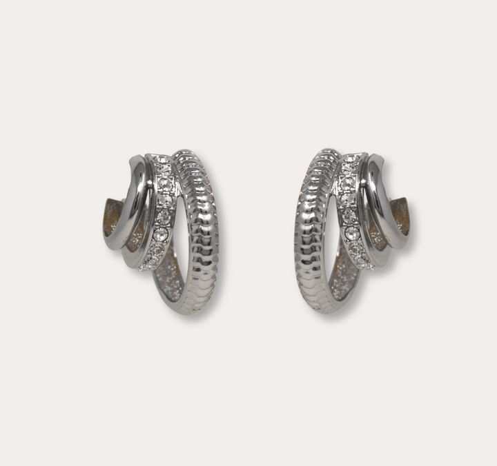 Triple serpent hoop - LAURA CANTU JEWELRY