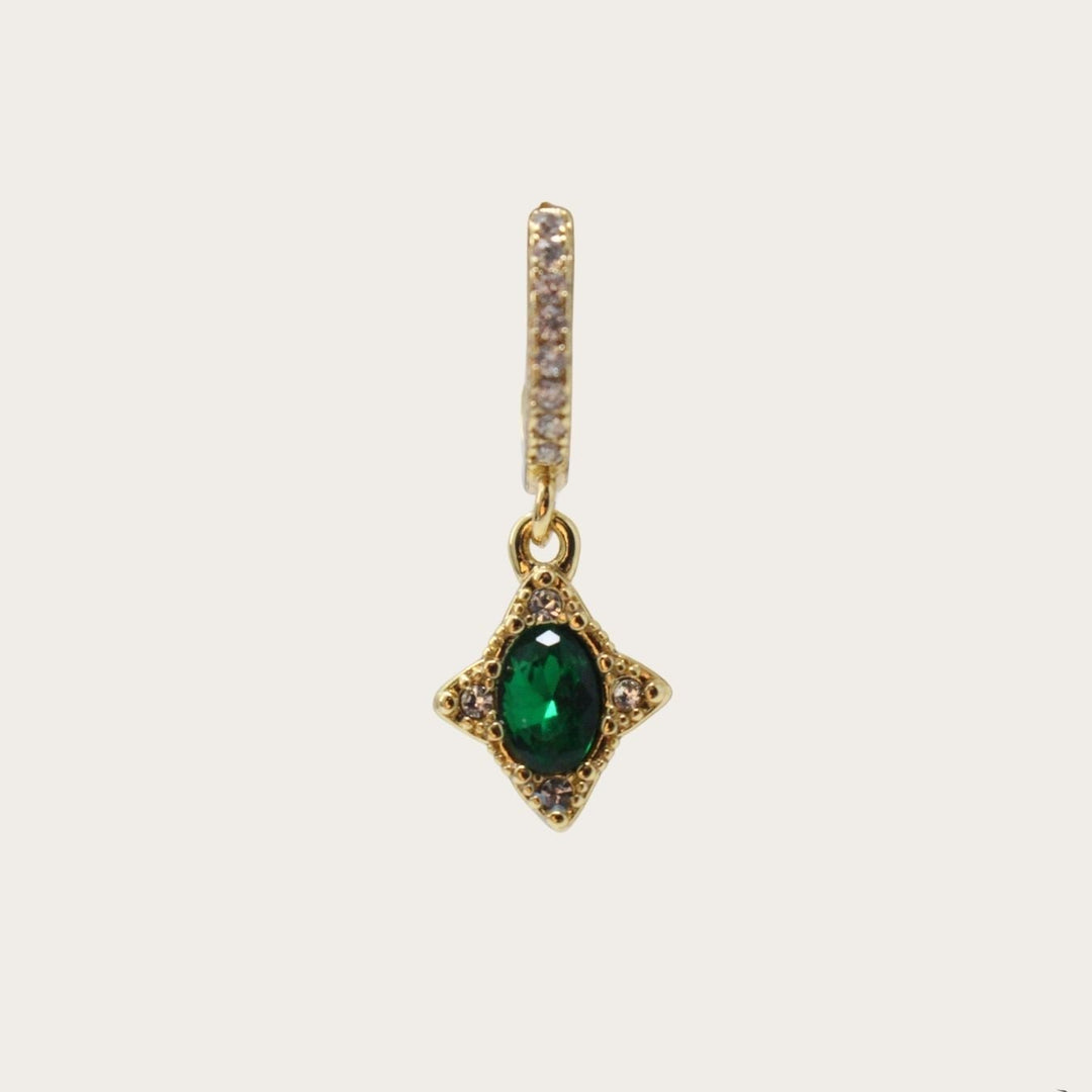 Vintage Oval Gem Piercing - LAURA CANTU JEWELRY