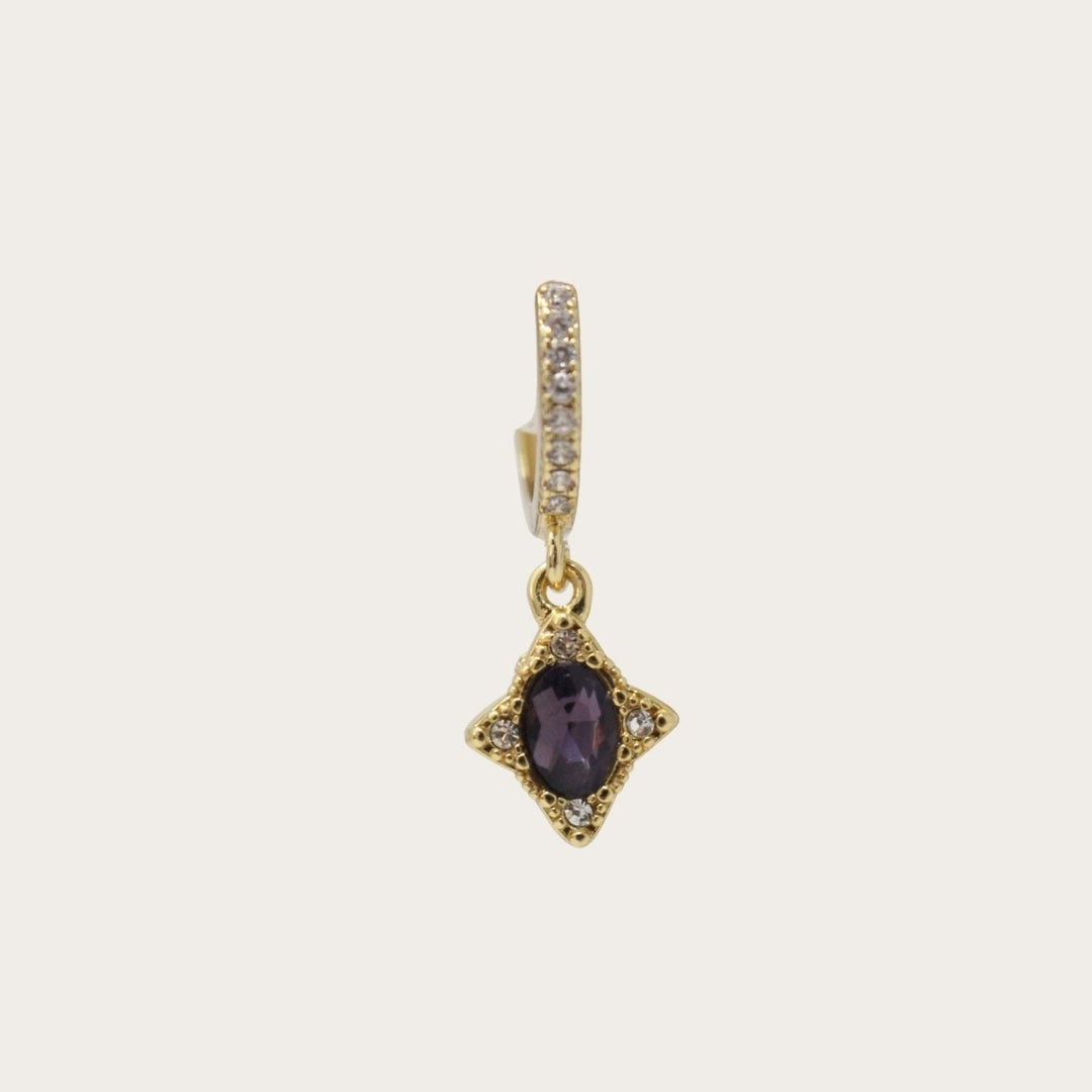 Vintage Oval Gem Piercing - LAURA CANTU JEWELRY