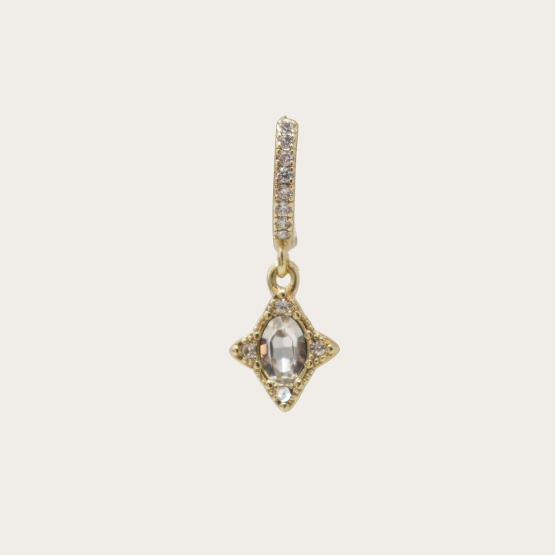 Vintage Oval Gem Piercing - LAURA CANTU JEWELRY