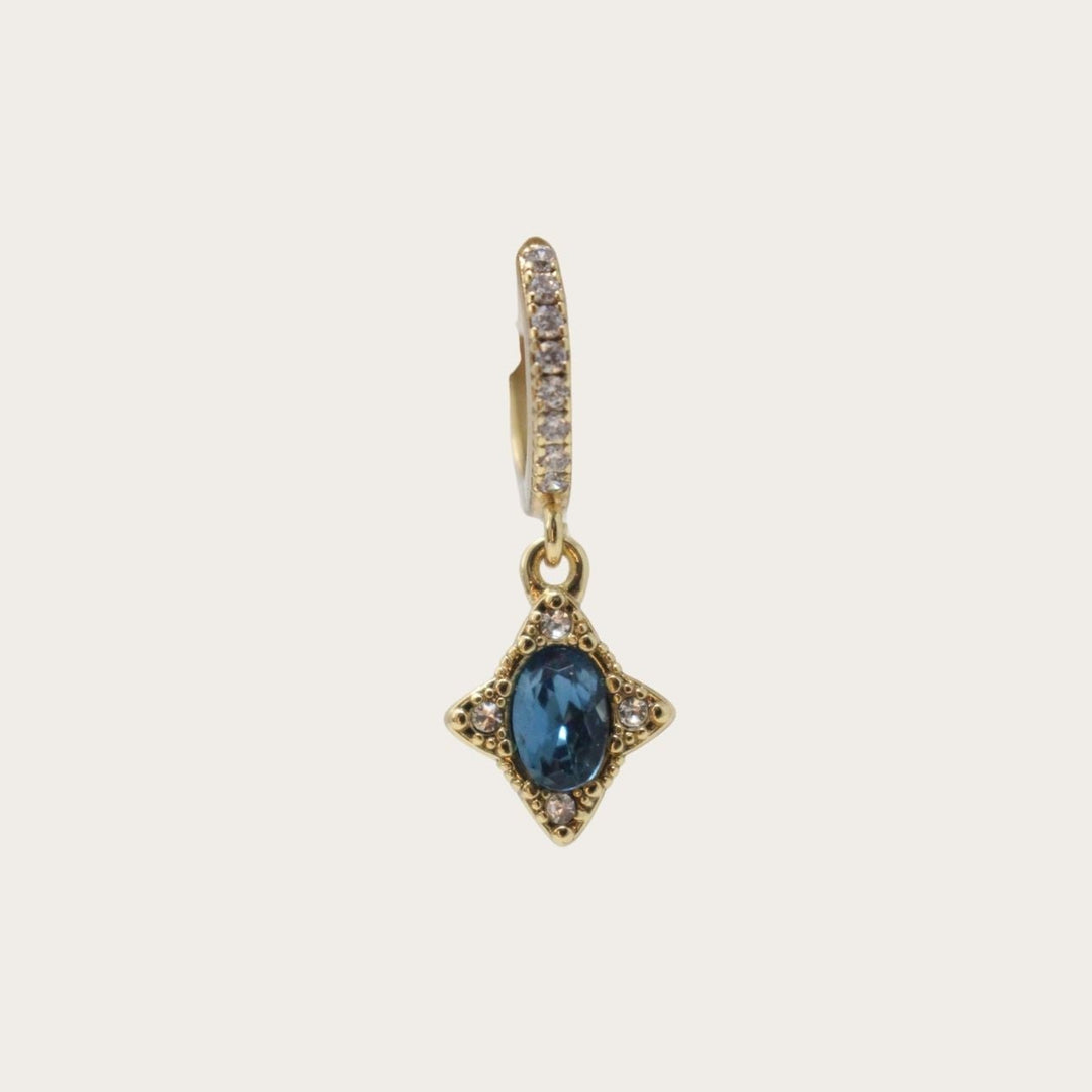 Vintage Oval Gem Piercing - LAURA CANTU JEWELRY