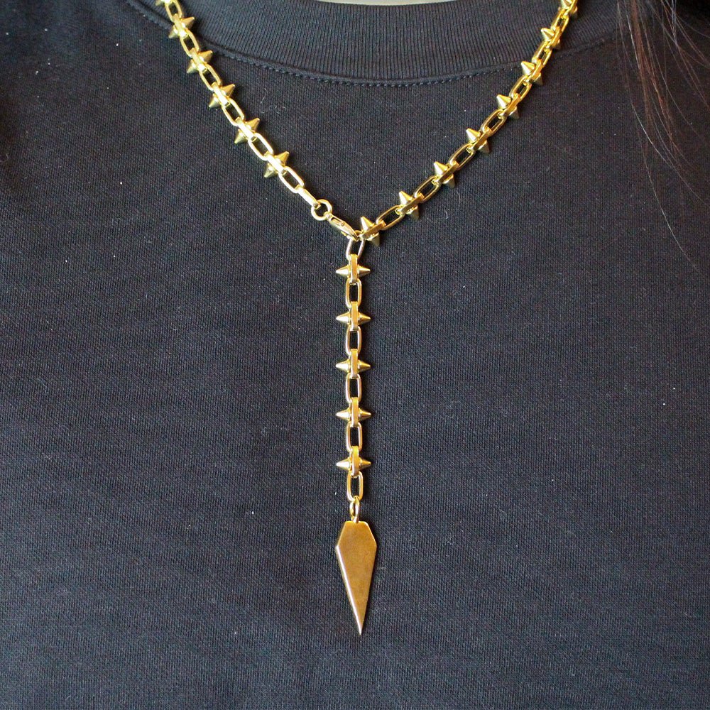 Baby R "Y" Necklace - LAURA CANTU JEWELRY