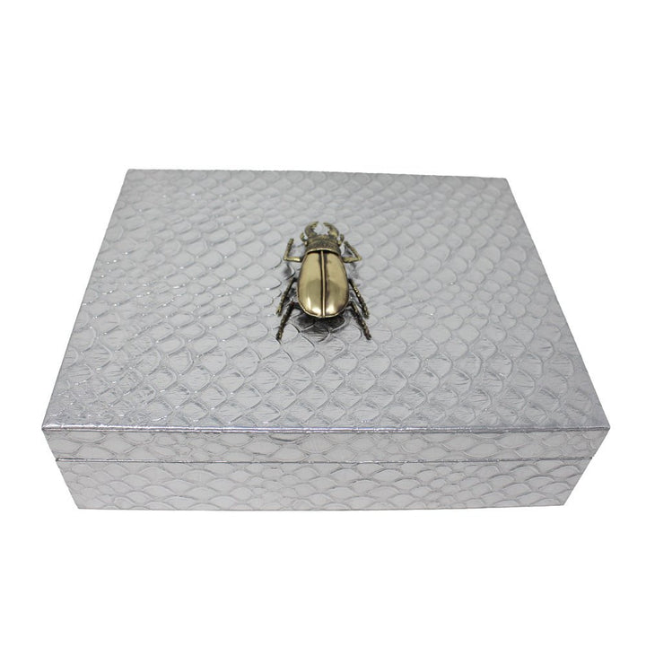Beetle Embossed Big Box - LAURA CANTU JEWELRY