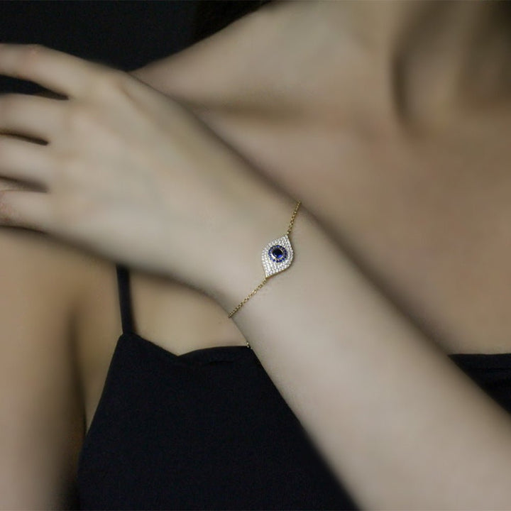 Blue Eye Bracelet - LAURA CANTU JEWELRY