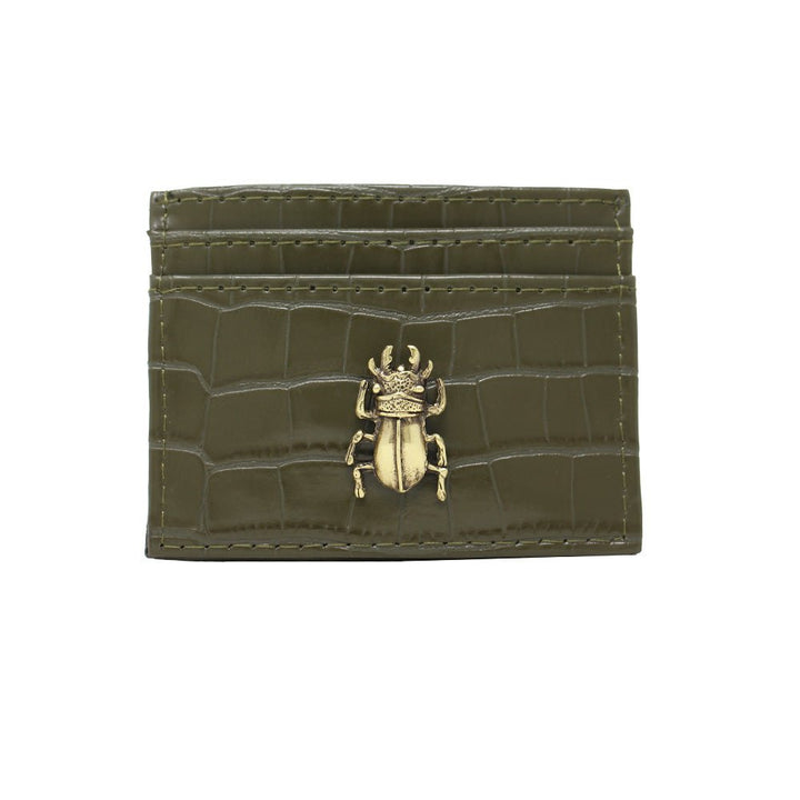Card Holder with Beetle Charm - LAURA CANTU JEWELRY