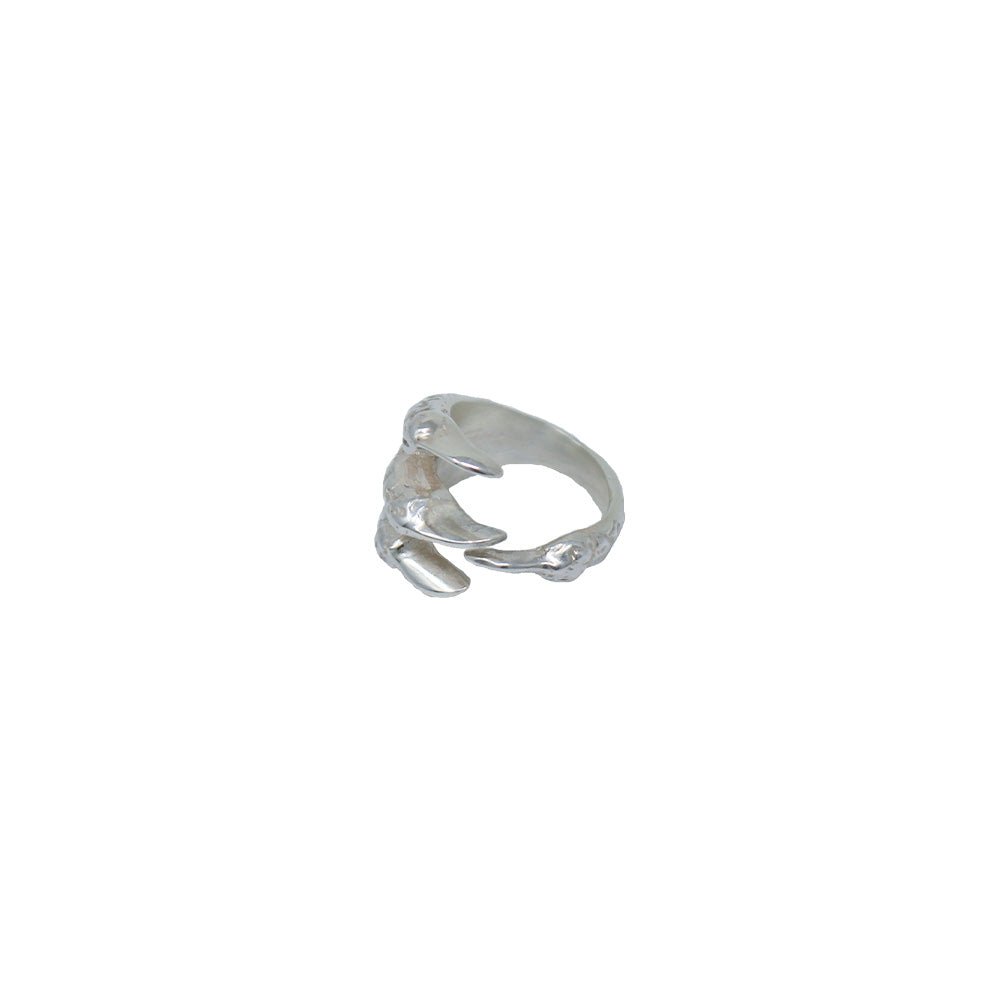 Claw Silver Ring - LAURA CANTU JEWELRY