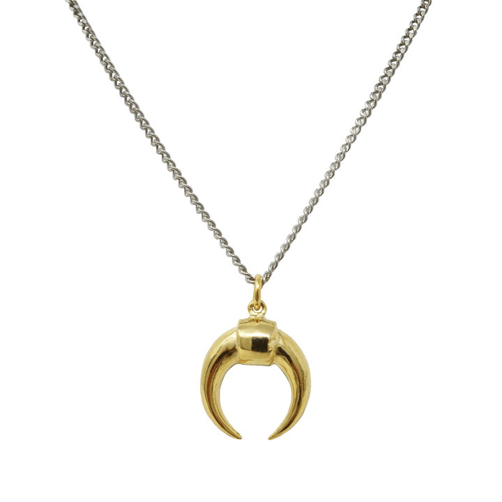Double Horn Necklace - LAURA CANTU JEWELRY