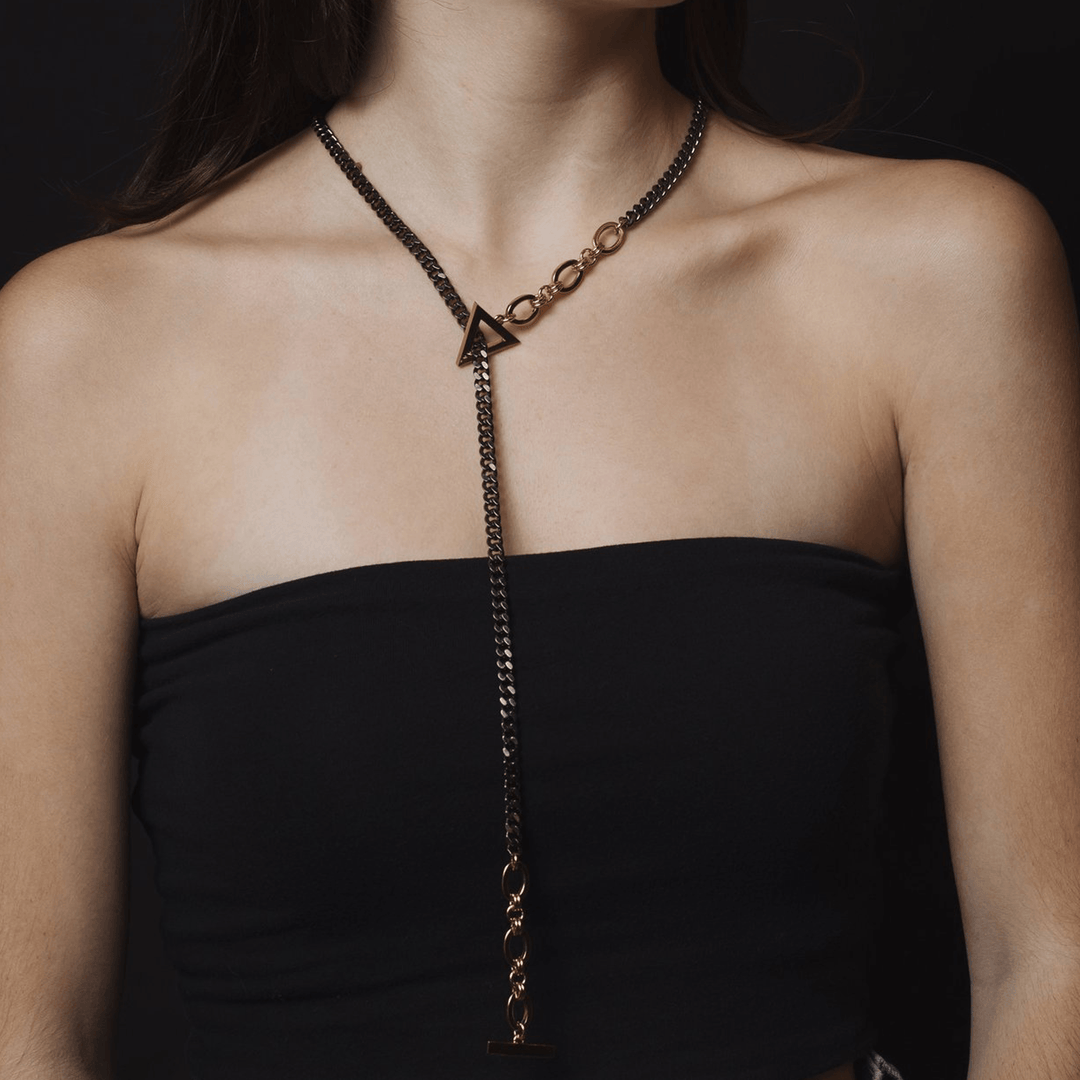 Elissa 'Y' Multi-use Necklace - LAURA CANTU JEWELRY