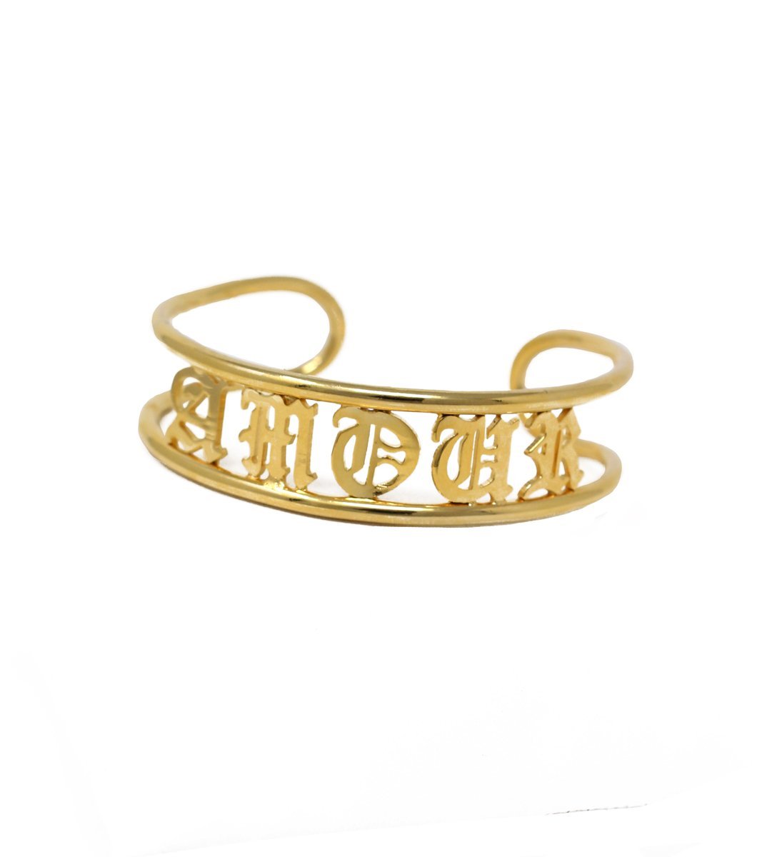 Gothic letters bracelet - Laura Cantu Jewelry - Mx