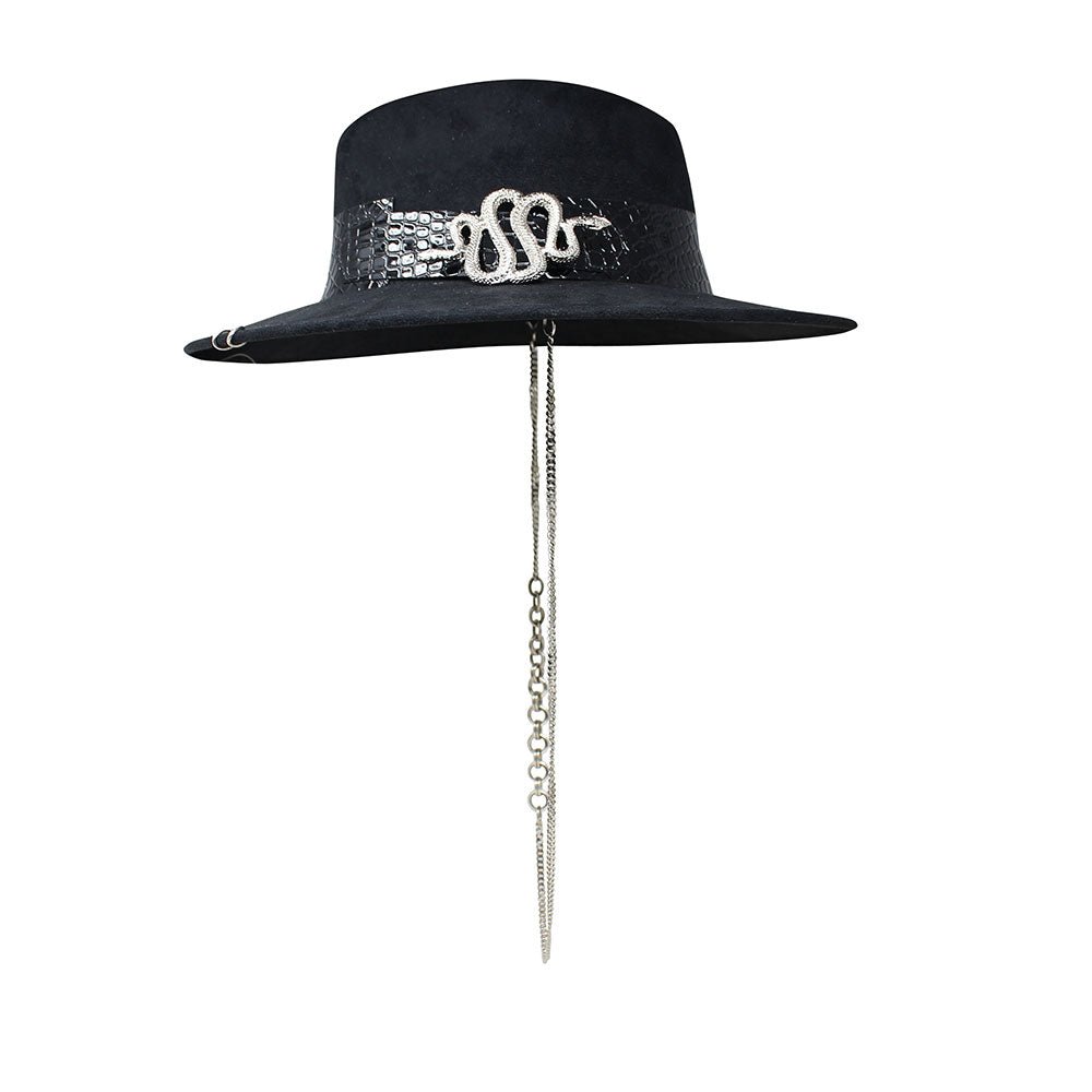 Hat with Removable Chain - LAURA CANTU JEWELRY
