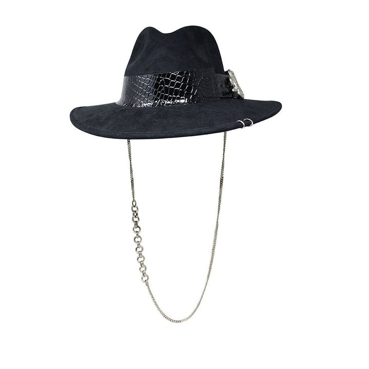 Hat with Removable Chain - LAURA CANTU JEWELRY