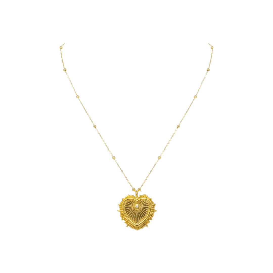 Infinite Heart with Dotted Chain - LAURA CANTU JEWELRY