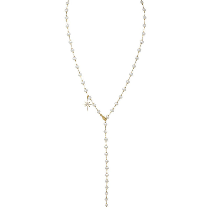 Lariat Catalina Necklace With Star Charm - LAURA CANTU JEWELRY