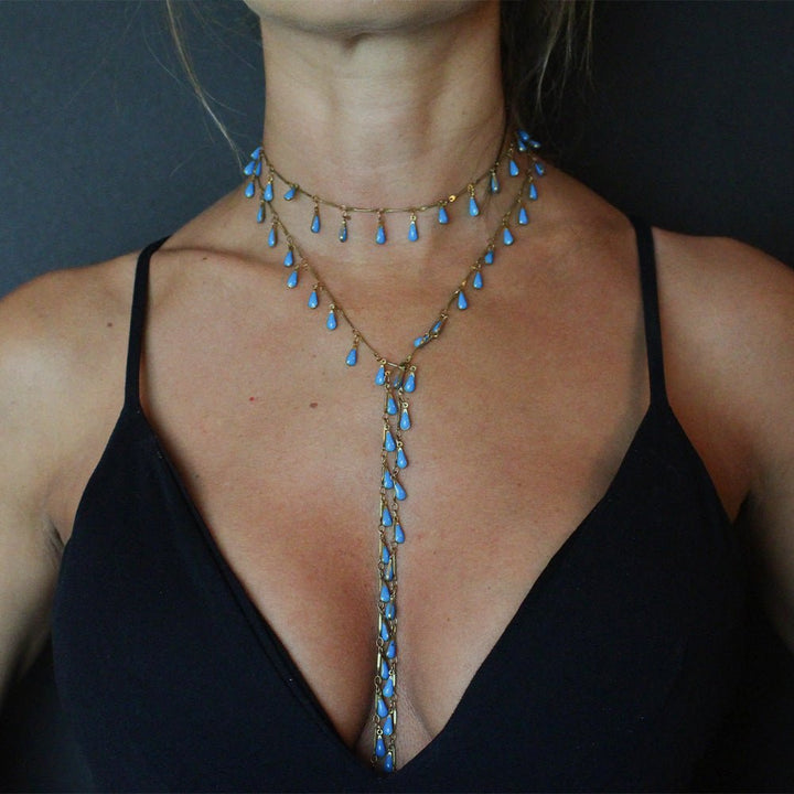 Lariat Muse Necklace - LAURA CANTU JEWELRY