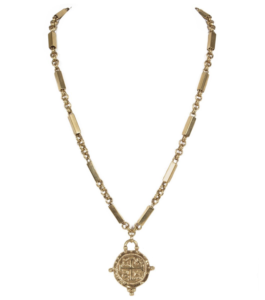 Lena coin necklace - Laura Cantu Jewelry - Mx