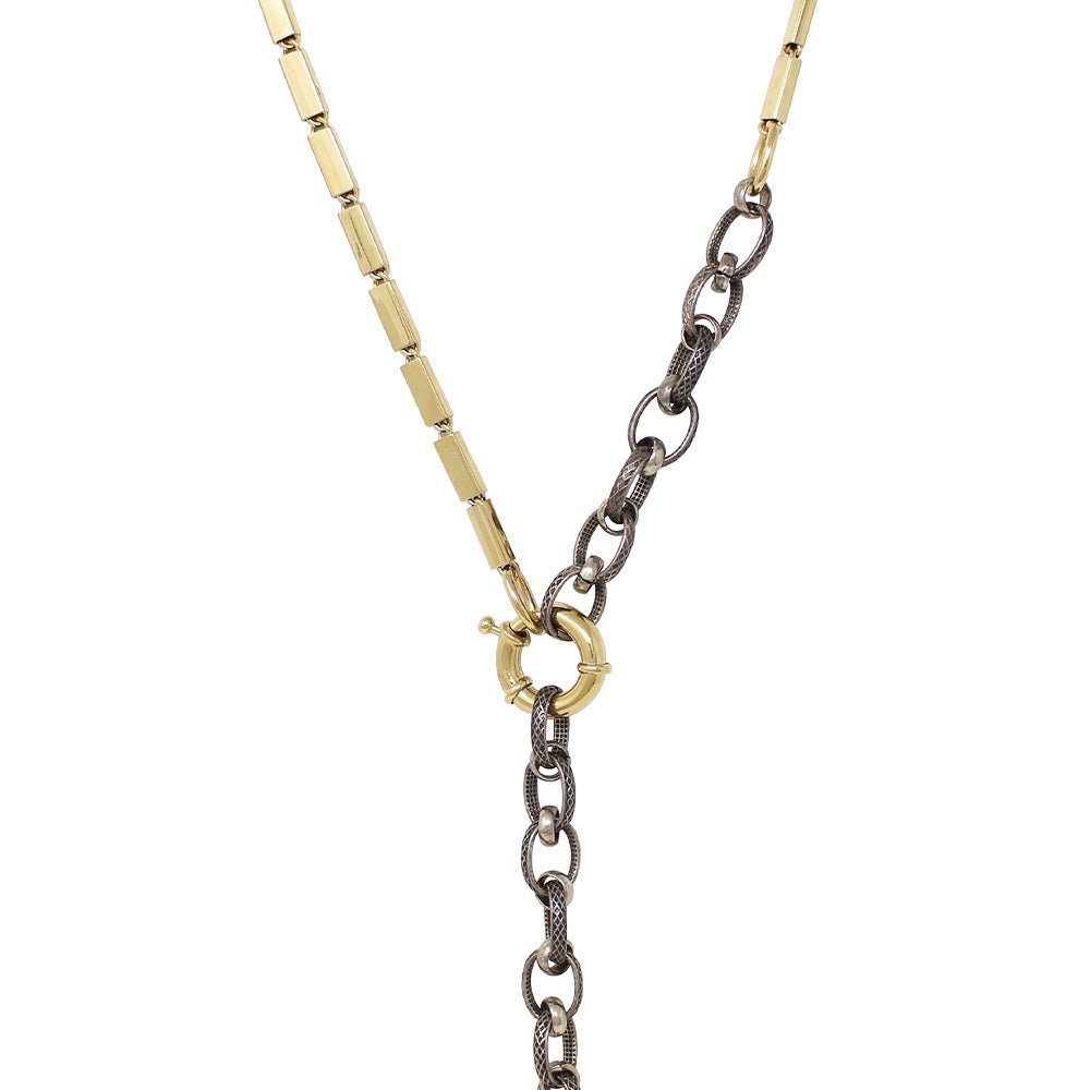 Mix Abril Chain Antique Necklace - LAURA CANTU JEWELRY