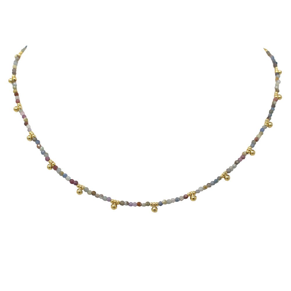 Multi Sapphire Necklace - LAURA CANTU JEWELRY