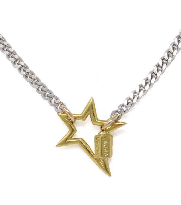 Necklace with mini star lock - Laura Cantu Jewelry - Mx