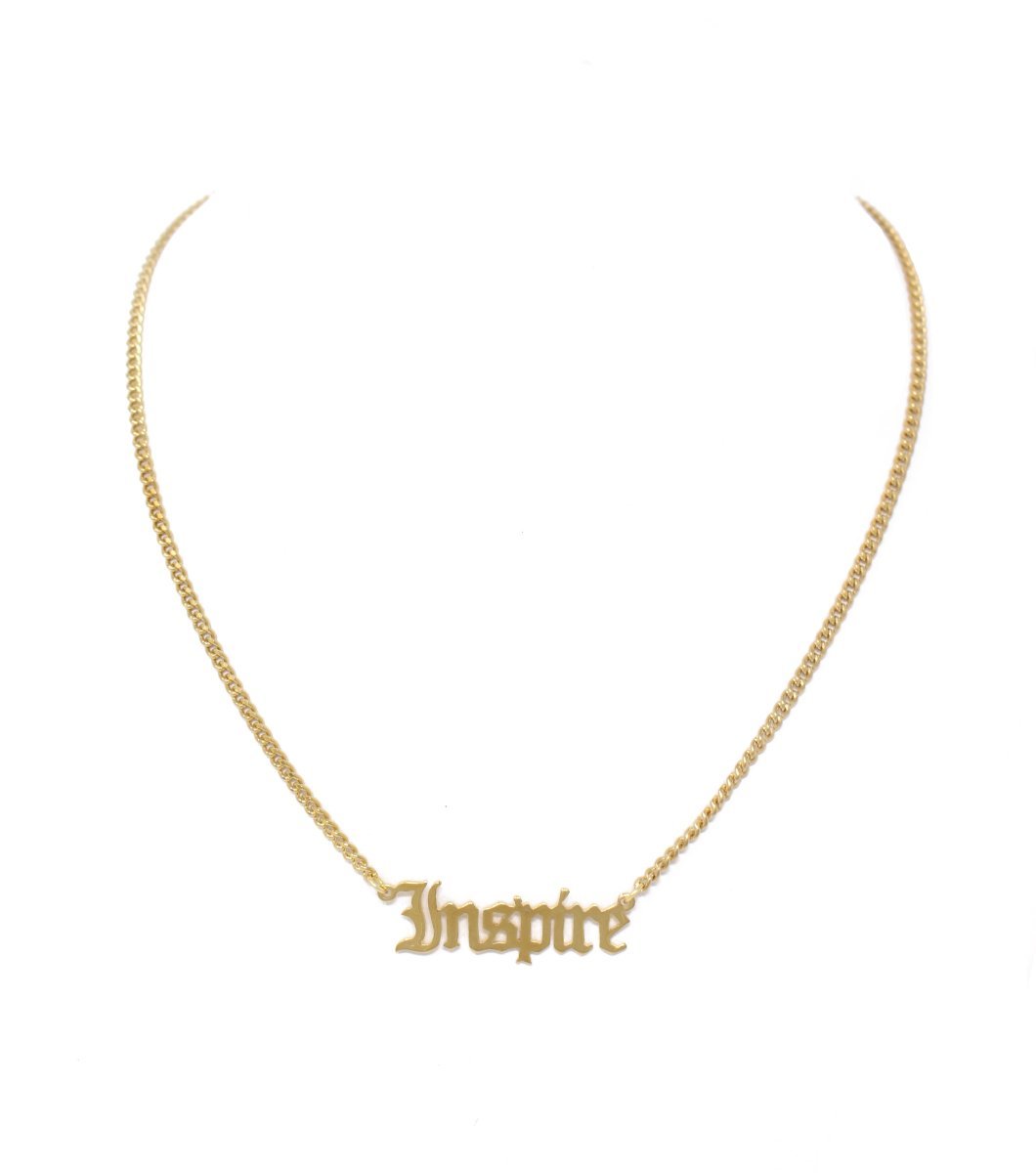 One Self reminder Inspire necklace - Laura Cantu Jewelry - Mx