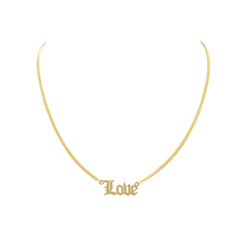 One Self Reminder Love Necklace - LAURA CANTU JEWELRY