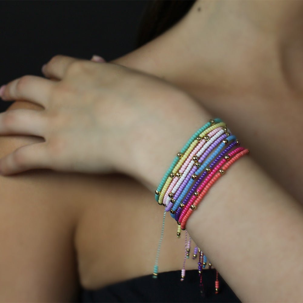 Rainbow Set Bracelets - LAURA CANTU JEWELRY