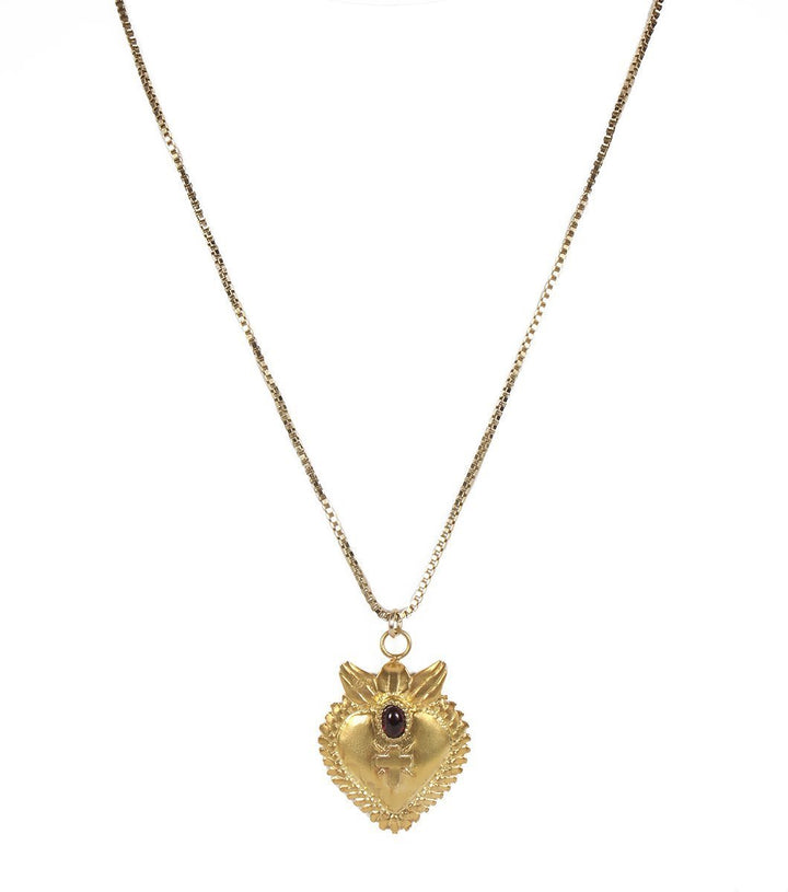 Sacred Heart necklace - Laura Cantu Jewelry - Mx