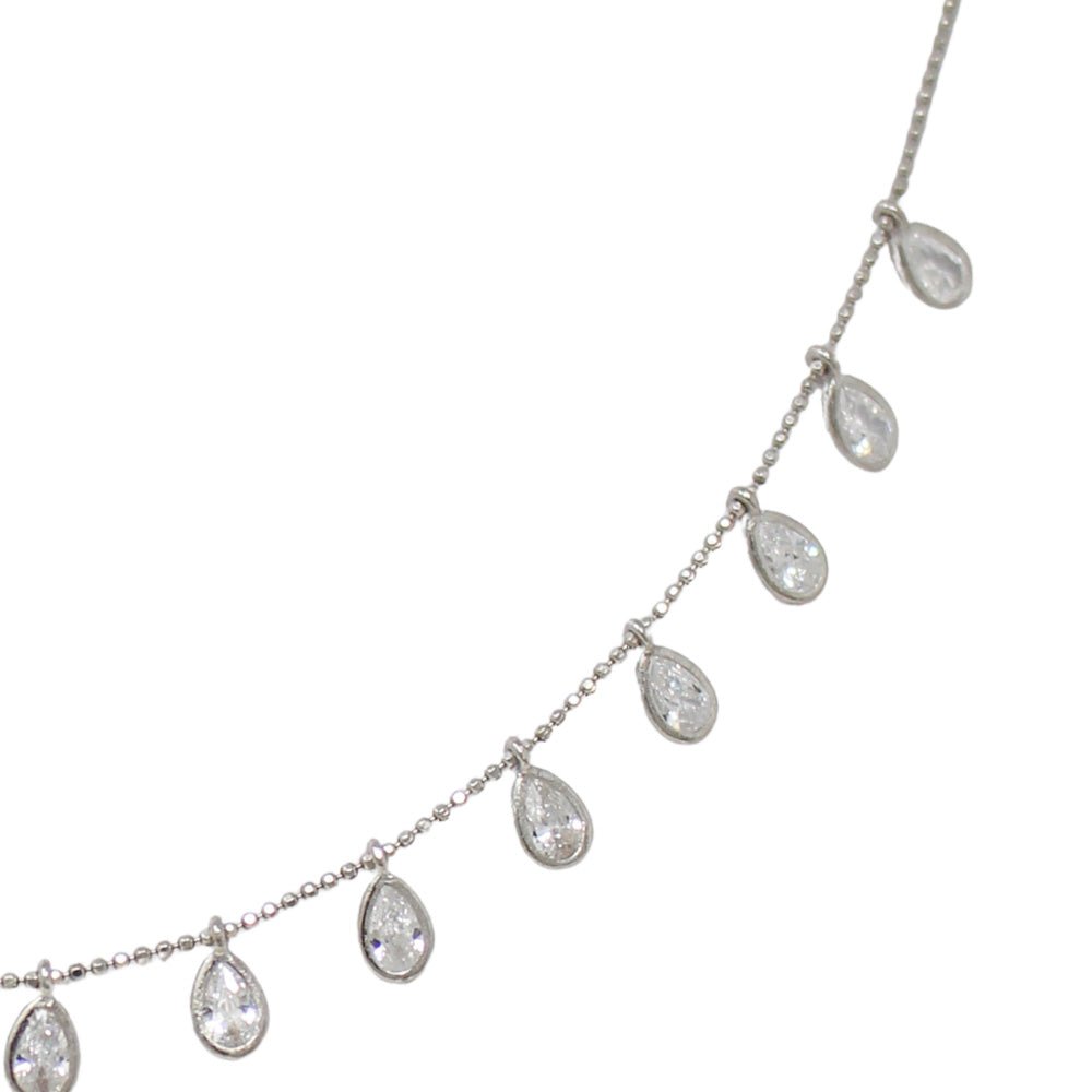 Silver Drops Necklace - LAURA CANTU JEWELRY