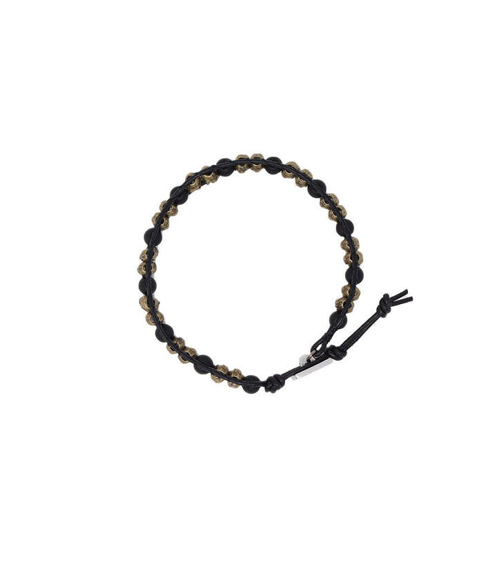 Skull and onyx bracelet - Laura Cantu Jewelry - Mx