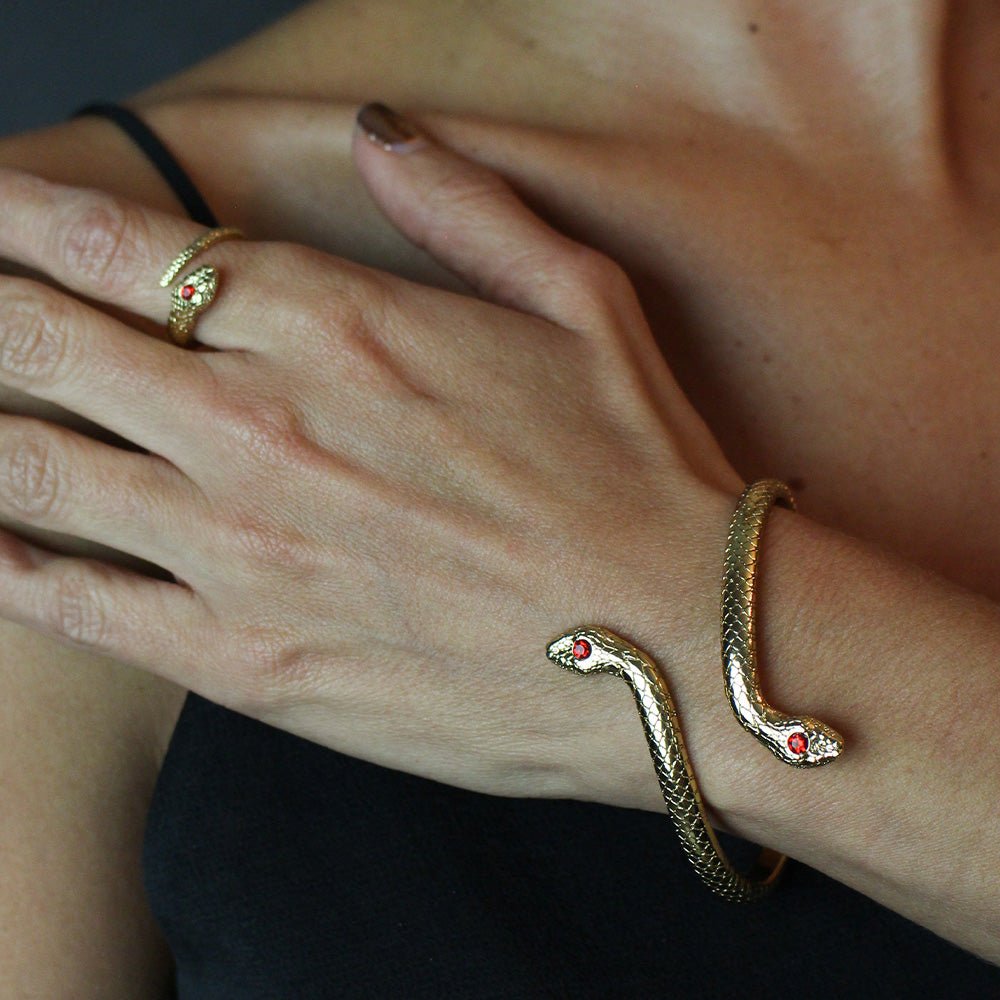 Songbirds & Snakes x Trish Summerville Snake Ring - LAURA CANTU JEWELRY