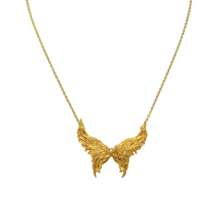 Wings Goldplated Necklace - LAURA CANTU JEWELRY